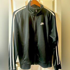 Black Nike Tracksuit Zip-Up Jacket